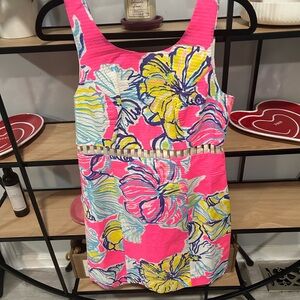 Lilly Pulitzer Vibrant Pink and Yellow Garment NWT
